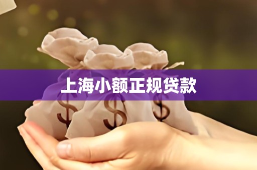 上海小额正规贷款